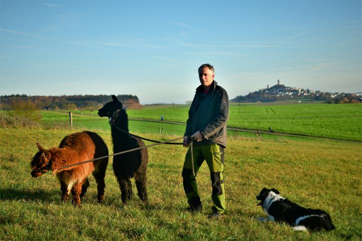 Udo mit Alpaka